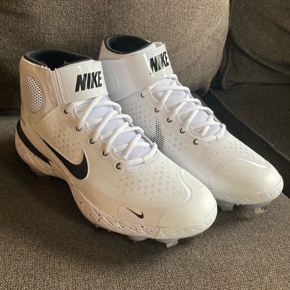 Nike alpha huarache elite 3 high top baseball cleats - Picture 1 of 6